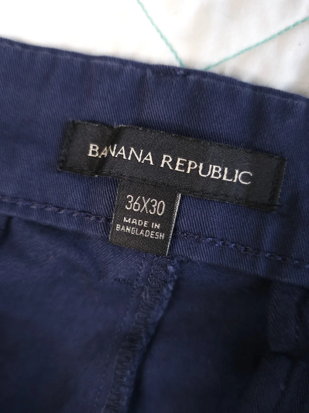 Banana Republic Navy Blue Chino Pants